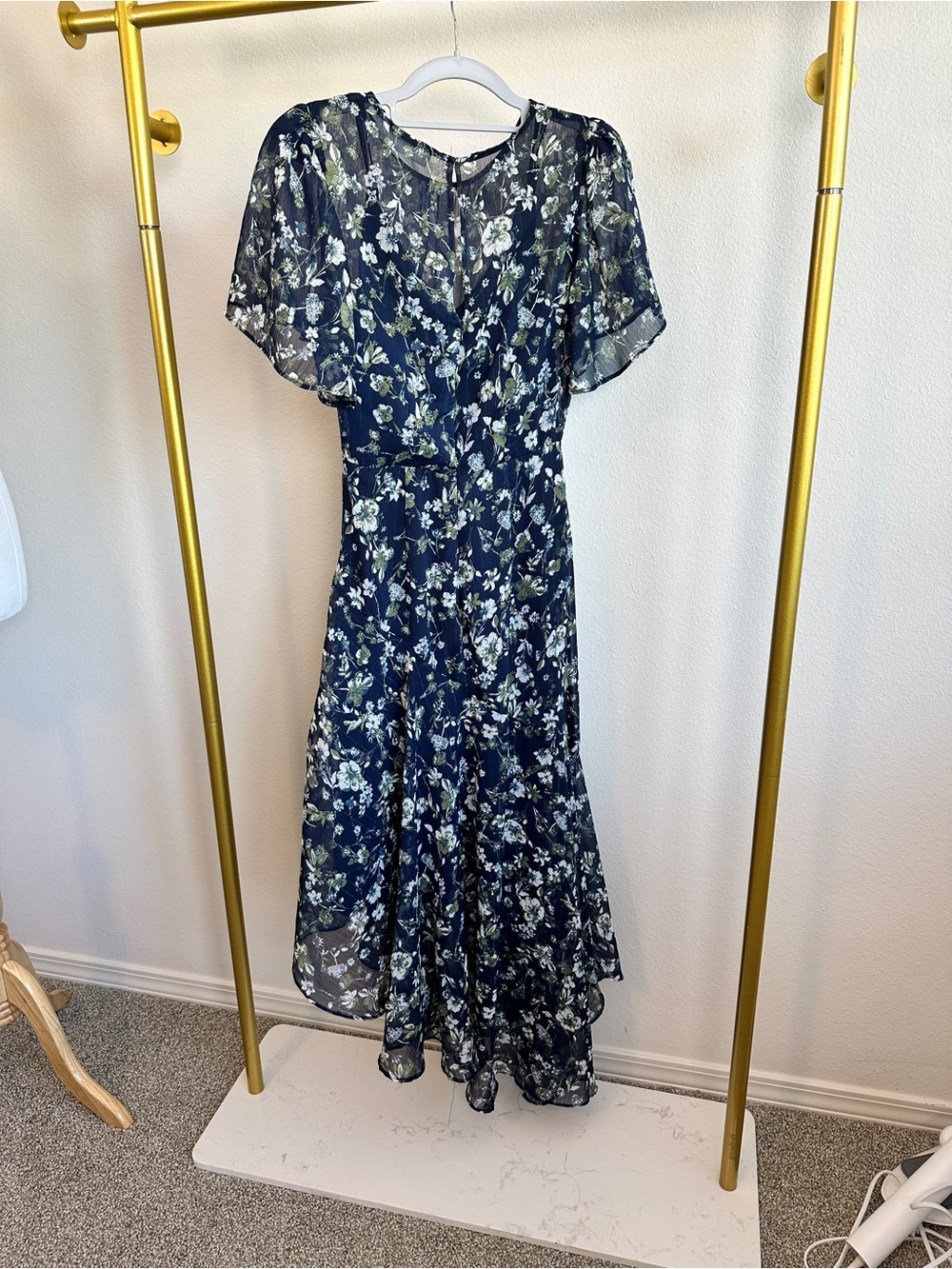 ASTR the Label Floral Flutter Sleeve Maxi Dress - Picture 11 of 16
